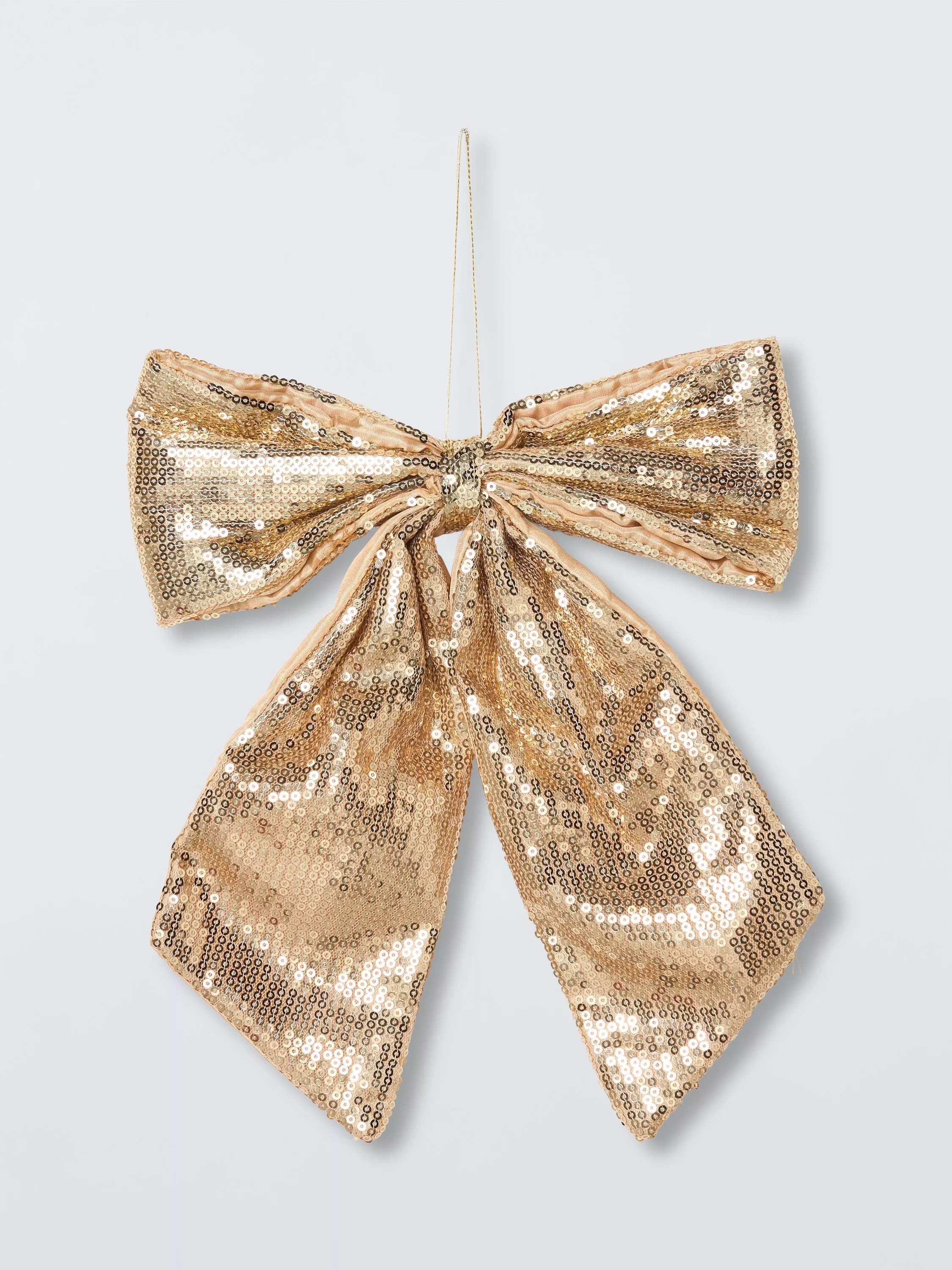 John LewisSequin Bow, Gold | John Lewis (UK)
