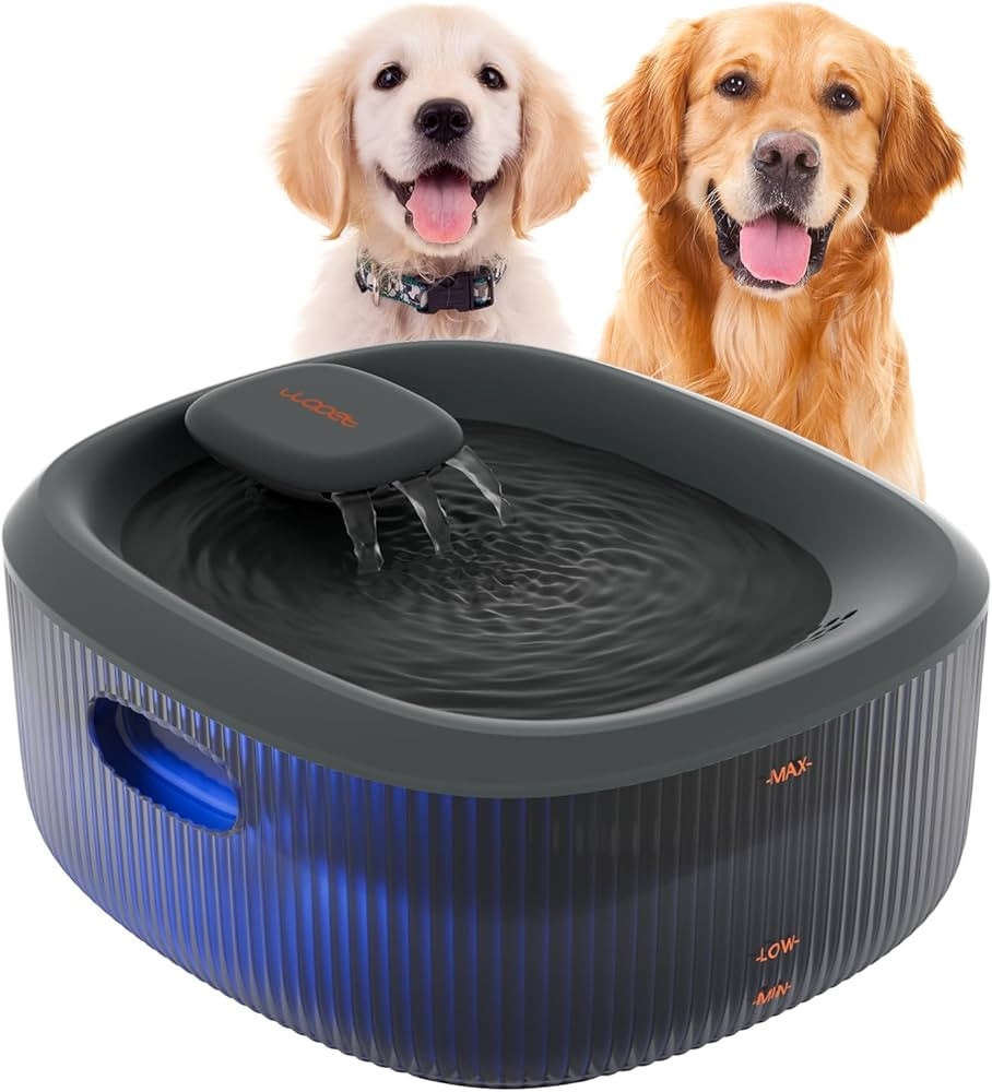 WOPET Dog Water Fountain for Large Dogs, 6L/205oz/1.7Gal Automatic Dog and Cat Water Fountain, Pe... | Amazon (US)
