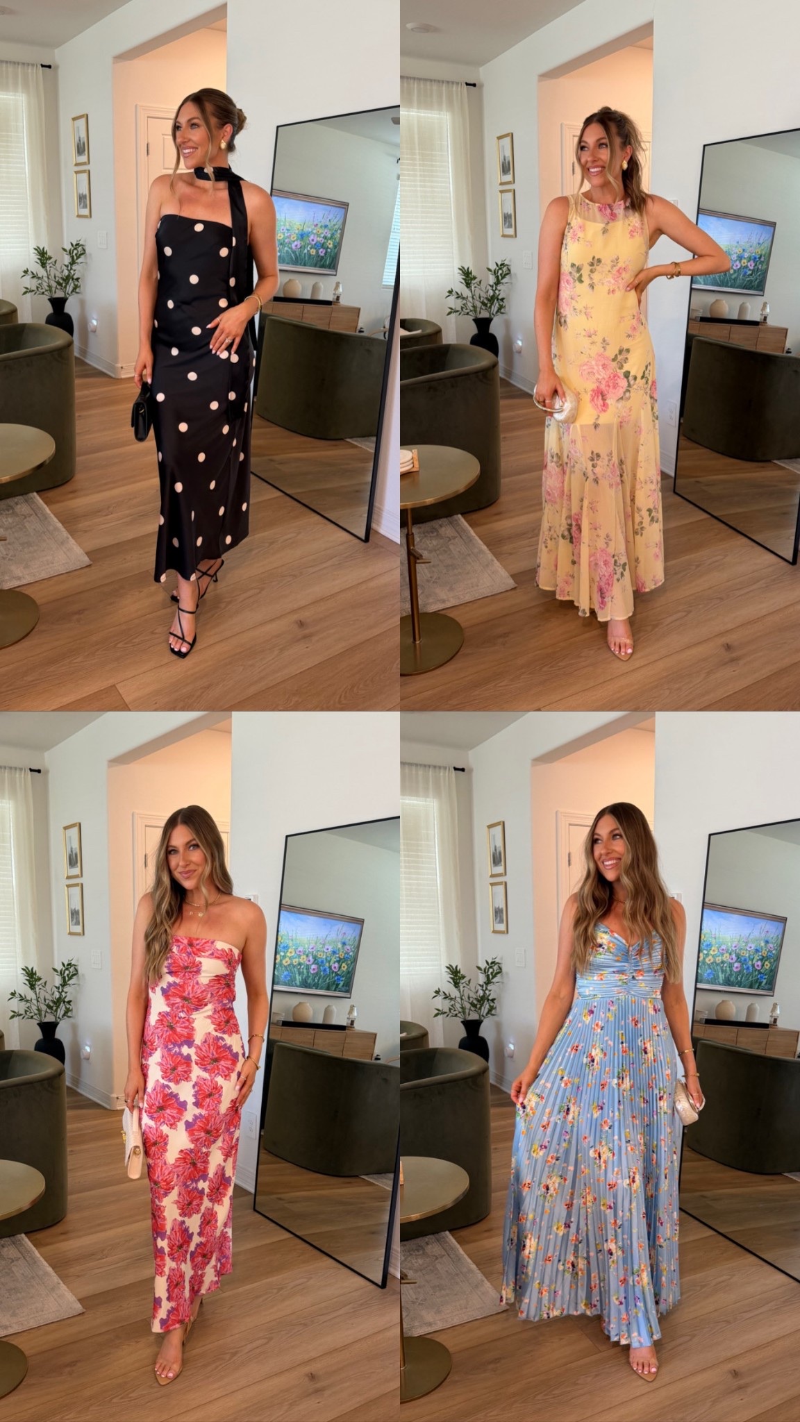 Spring wedding guest dress