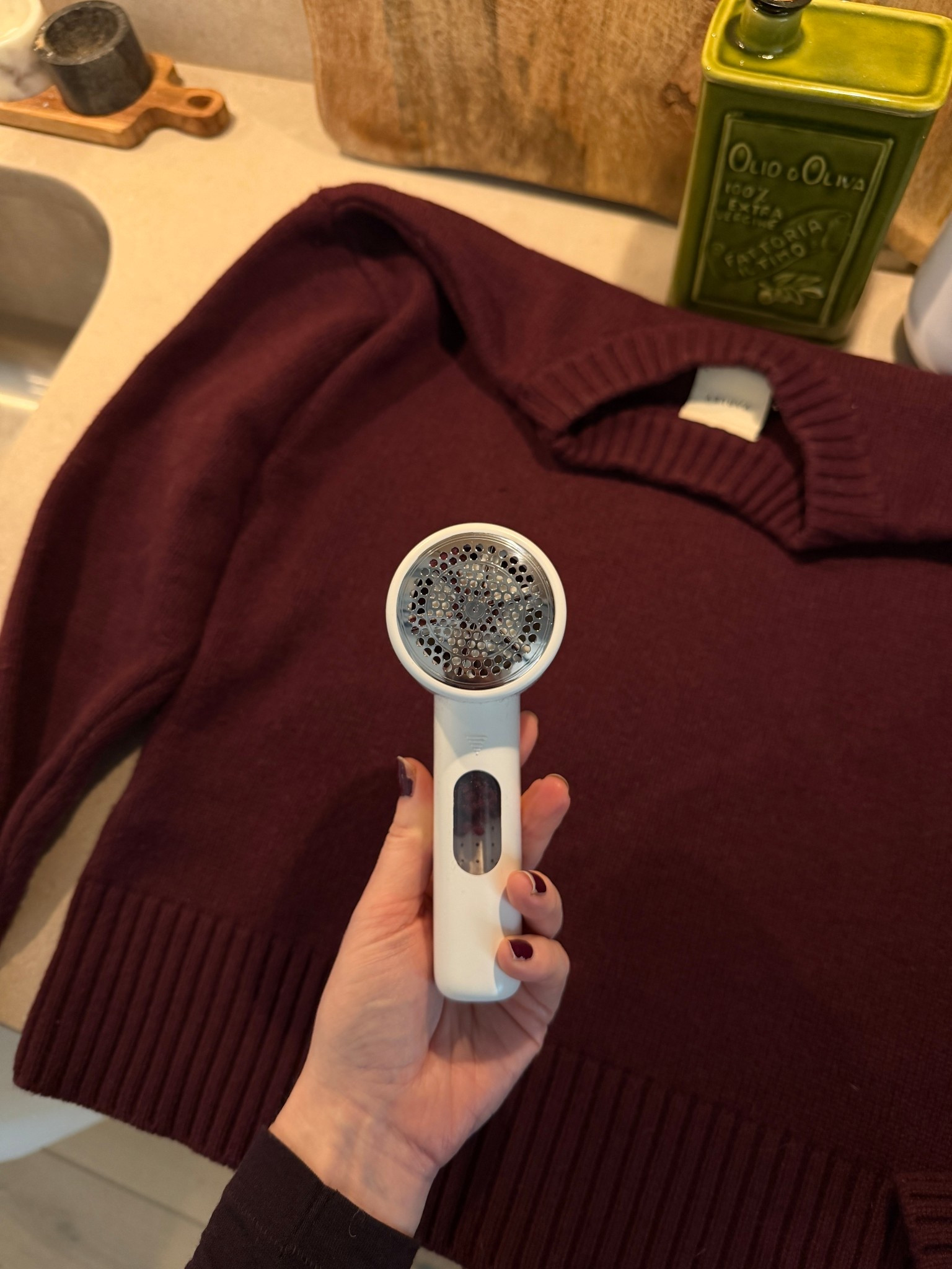 Fabric shaver is the best thing ever!! Defuzzes pilling on clothes and furniture 