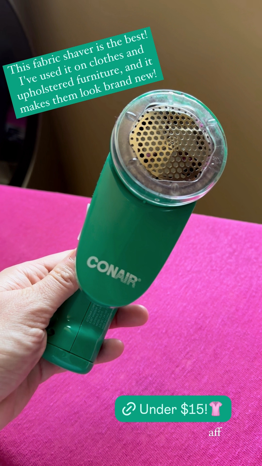 This fabric shaver is the best money I've spent! It can be used on clothes, upholstered furniture, car seats, and it makes them all look brand new again! Linking my other favorite Amazon home hacks below too!
.............
Amazon under $20 Amazon finds under $20 Amazon home hacks Amazon finds amazon hacks best carpet cleaner fabric pill shaver home essentials home must haves housewarming gifts kitchen essentials kitchen must haves mom essentials mom must haves cleaning hacks cleaning essentials storage solutions storage essentials Amazon favorites home favorites cleaning favorites organization favorites organization hacks broom hanger mop hanger best mop


#LTKFamily #LTKHome #LTKKids