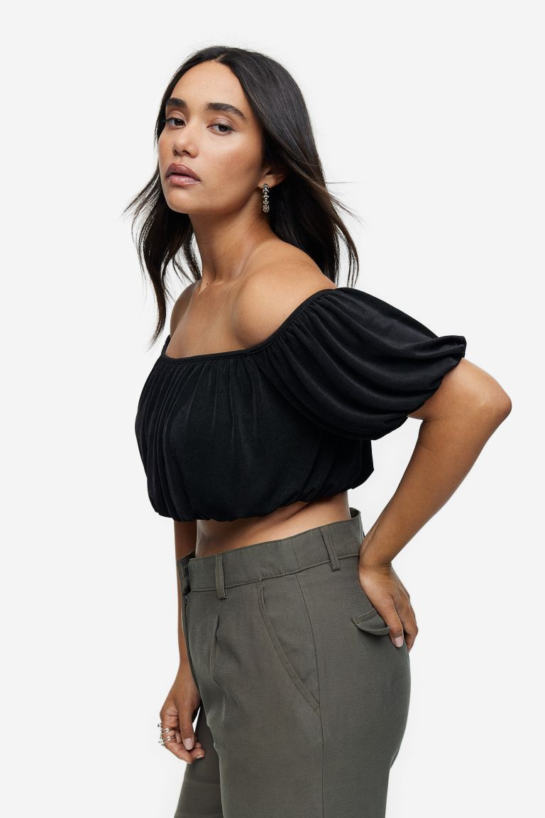 Draped Crop Top | H&M (US + CA)