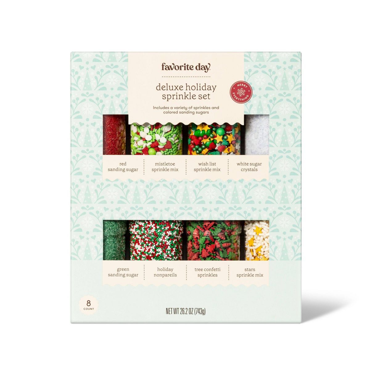 Holiday Deluxe Holiday Sprinkle Set - 26.2oz - Favorite Day™ | Target