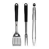 Kingsford Heavy Duty BBQ Tool Set - fork, Tong, & Spatula | Stainless Steel Grill Utensils | Grillin | Amazon (US)