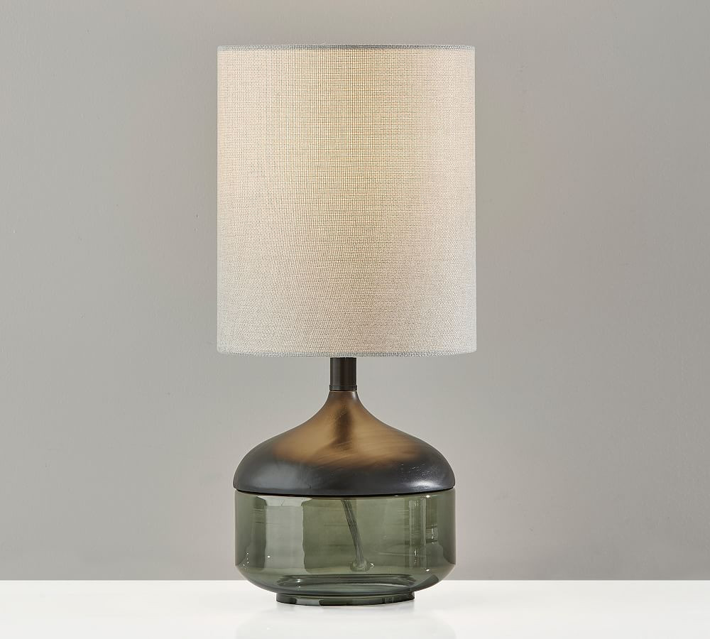 Stephe Glass Table Lamp (17"- 23") | Pottery Barn (US)