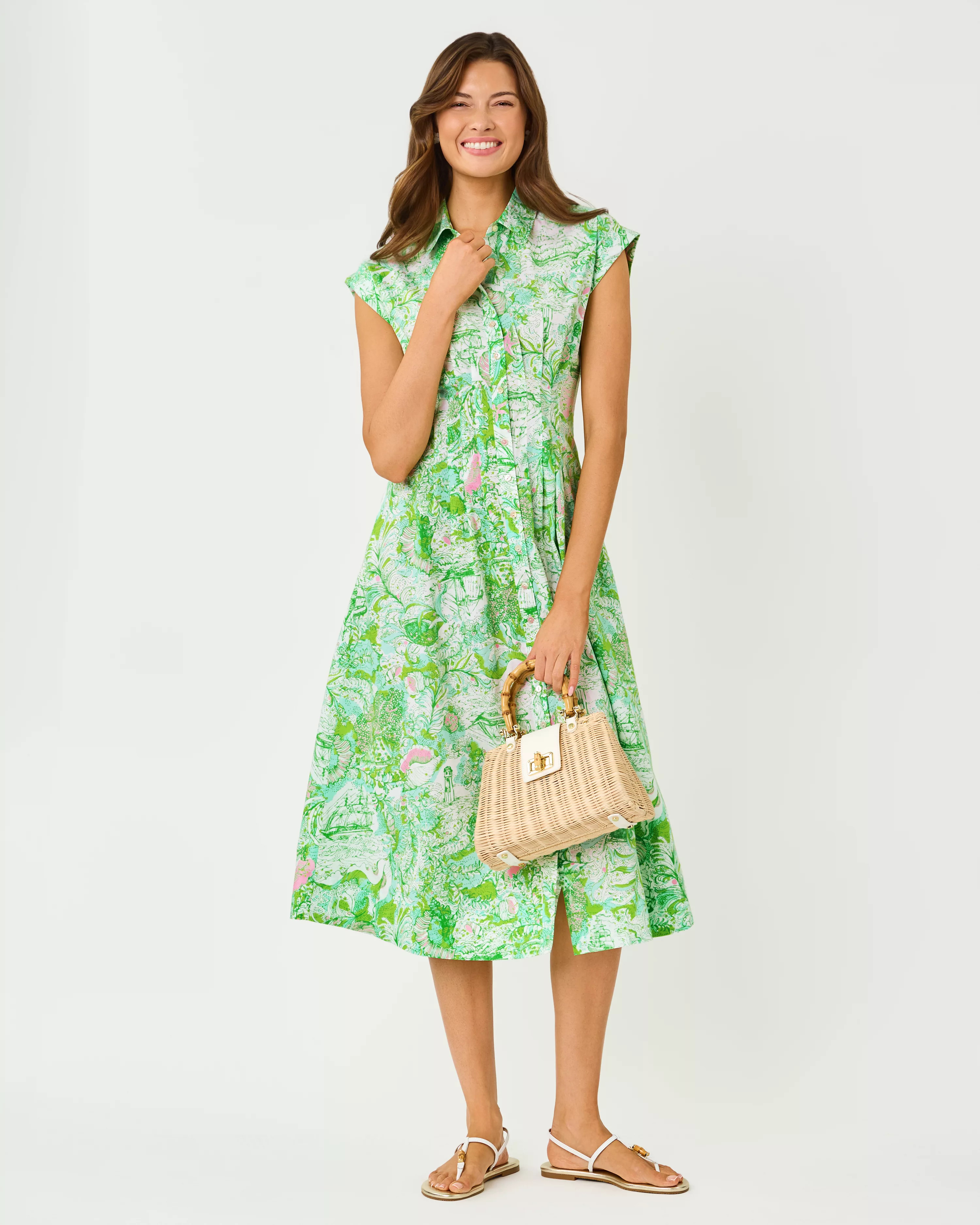 Tonya Midi Shirtdress | Lilly Pulitzer