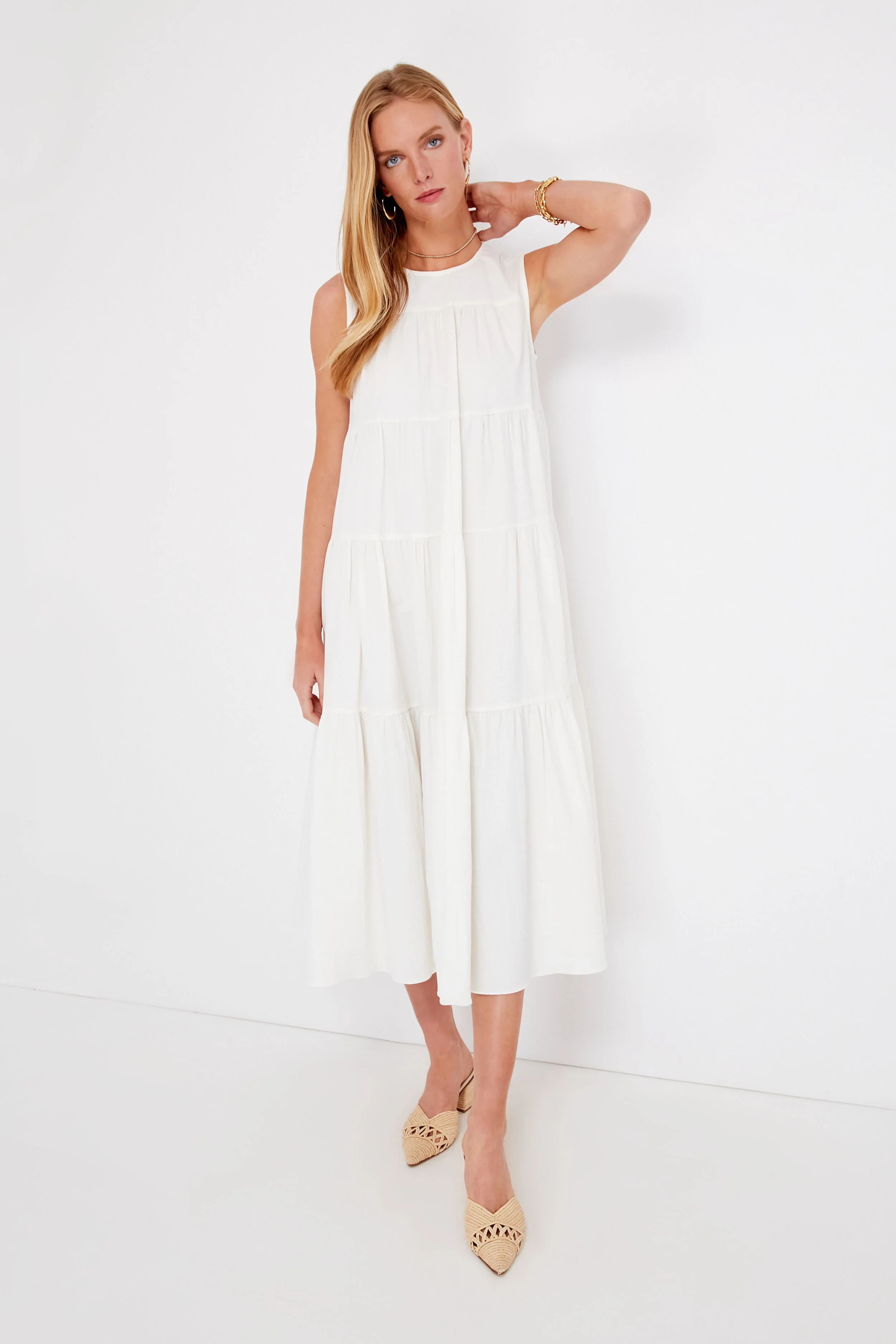 White Carmen Dress | Tuckernuck (US)
