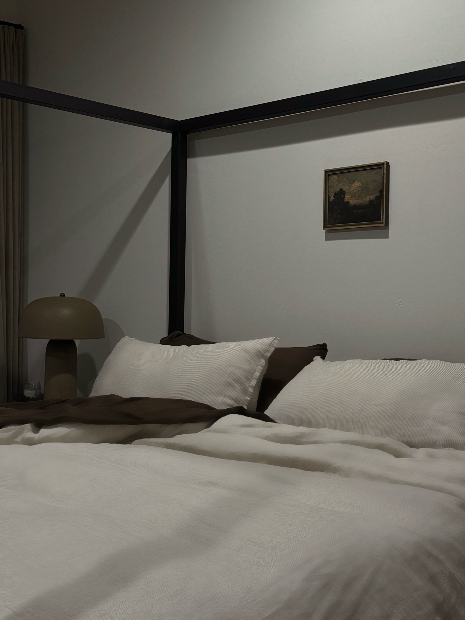 Swapped out our large art above our bed for this small understated piece and I love it so much! Print is an 8x10 . Also.… We’ve been obsessed with this bedding the last few months! The sheets are so soft and cozy and the fitted sheet is nice and deep for thicker mattresses! 



#LTKHome