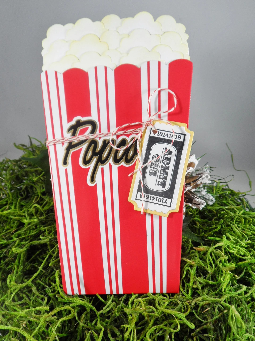 Popcorn Gift Card Holder - Movie Gift Card Holder - Theatre Gift Card Holder - Gift Card HolderTh... | Etsy (US)