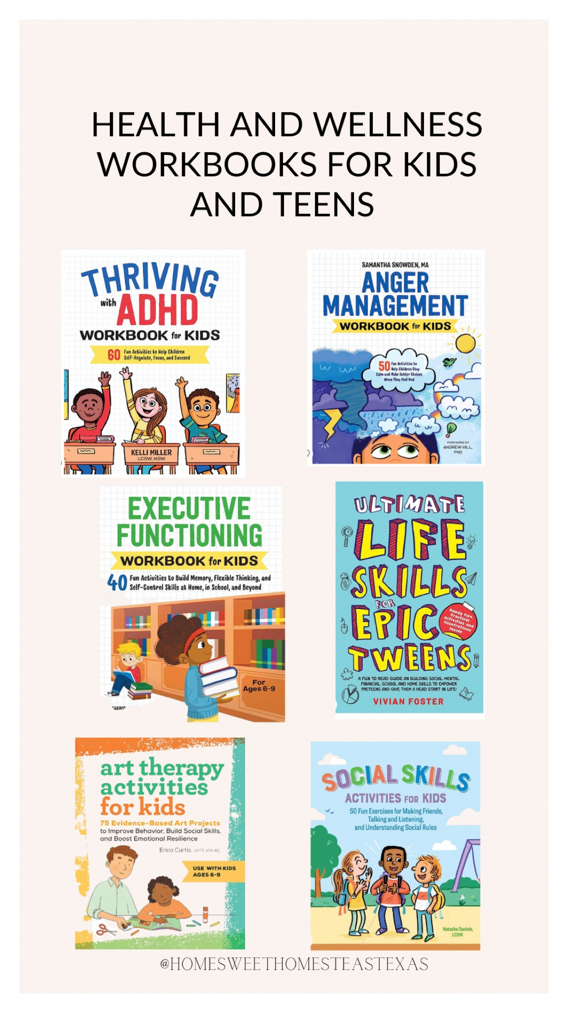 Health and Wellness workbooks for kids, tweens, and teens. 

#healthandwellnesskids #lifeskillsbooks #wellnesskids #socialskillsbook #adhd 

#LTKfamily #LTKkids #LTKBacktoSchool