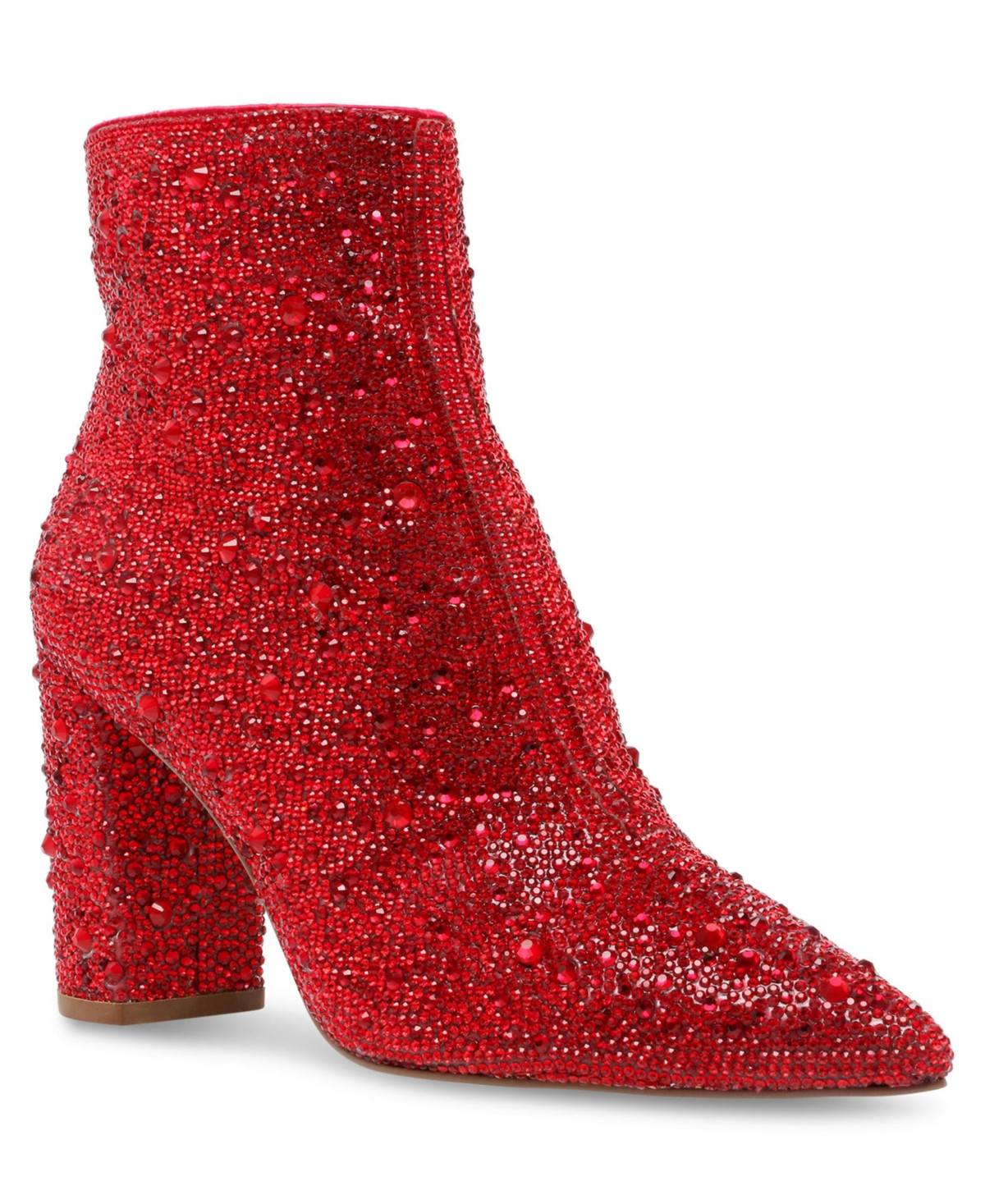 Betsey Johnson Women's Cady Evening Booties - Medium Red | Macy's