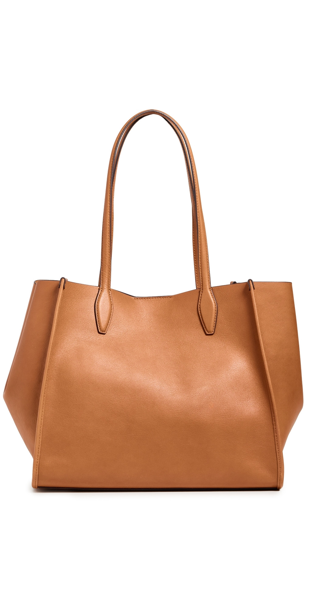 Madewell The Lexington Tote in Leather Hot Coffee One Size | Shopbop