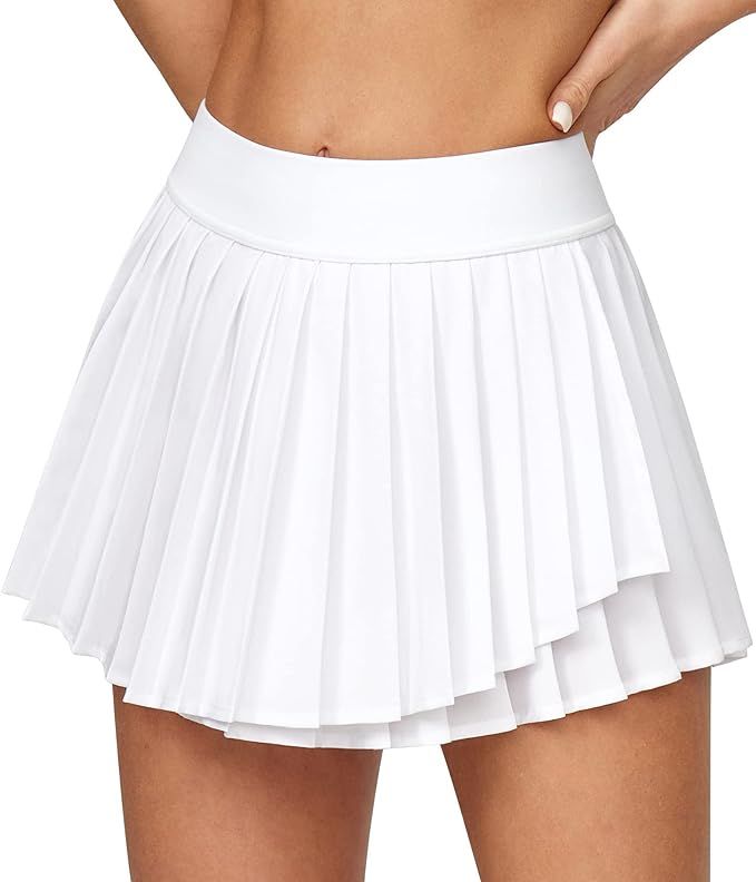 IUGA Tennis Skirt Pleated Skirts for Women with Pockets High Waisted Golf Skirt Skorts for Woman ... | Amazon (US)