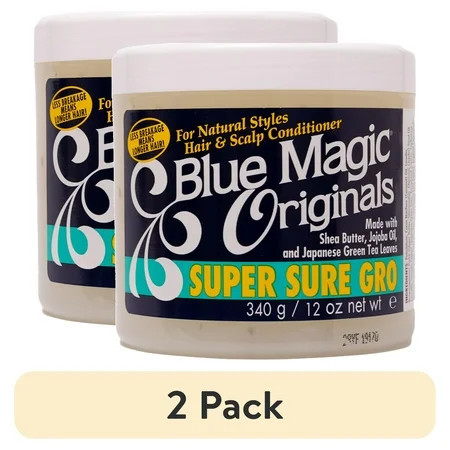 (2 pack) Blue Magic Originals Super Sure Gro 12 oz. Split Ends All Hair Types Moisturizing | Walmart (US)