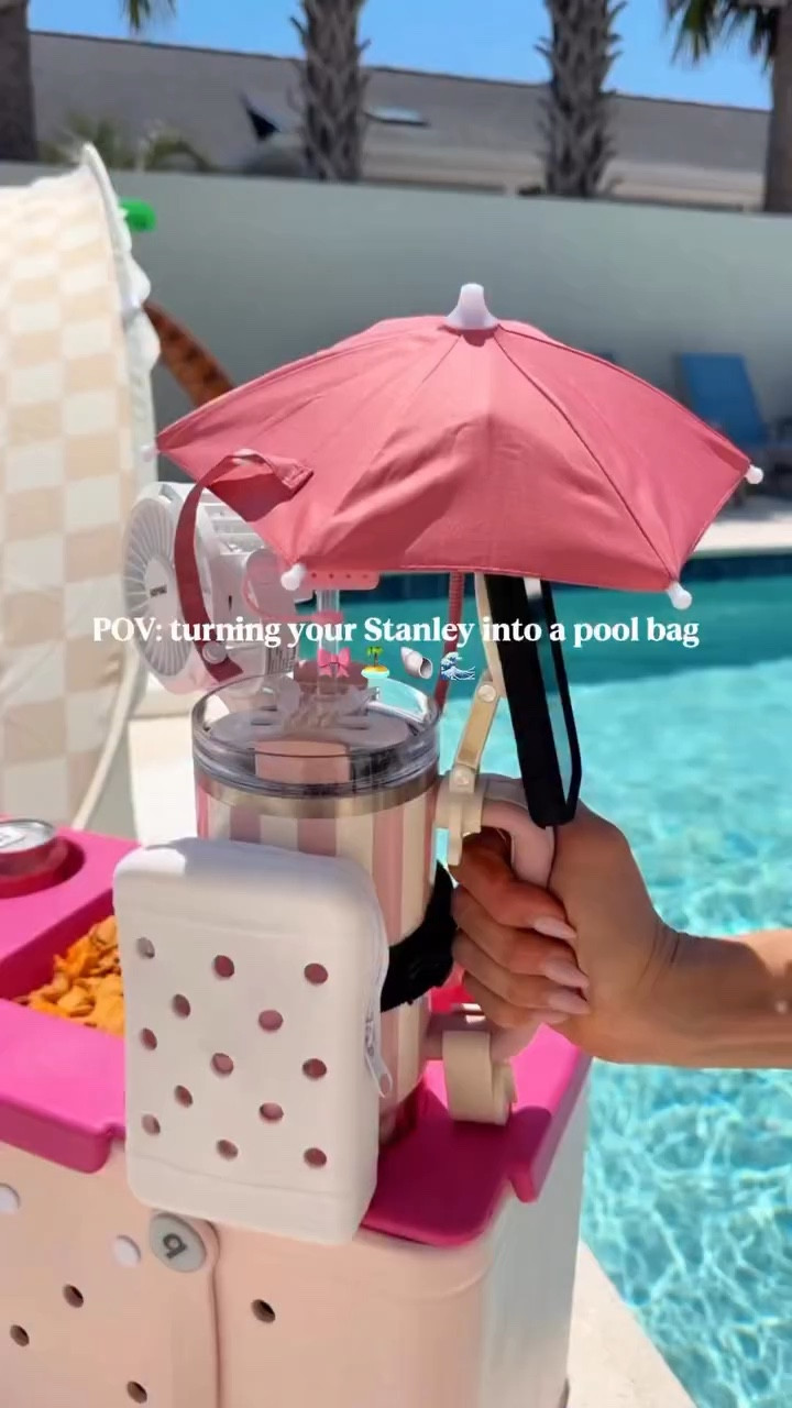 Stanley tumbler accessories for the poolside!

#LTKSwim