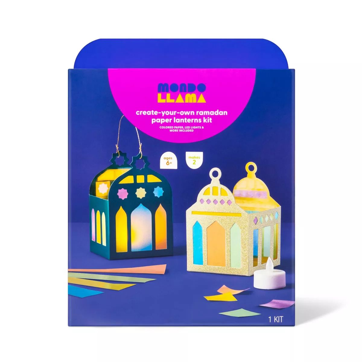 Make-Your-Own Ramadan Paper Lanterns Kit - Mondo Llama™ | Target