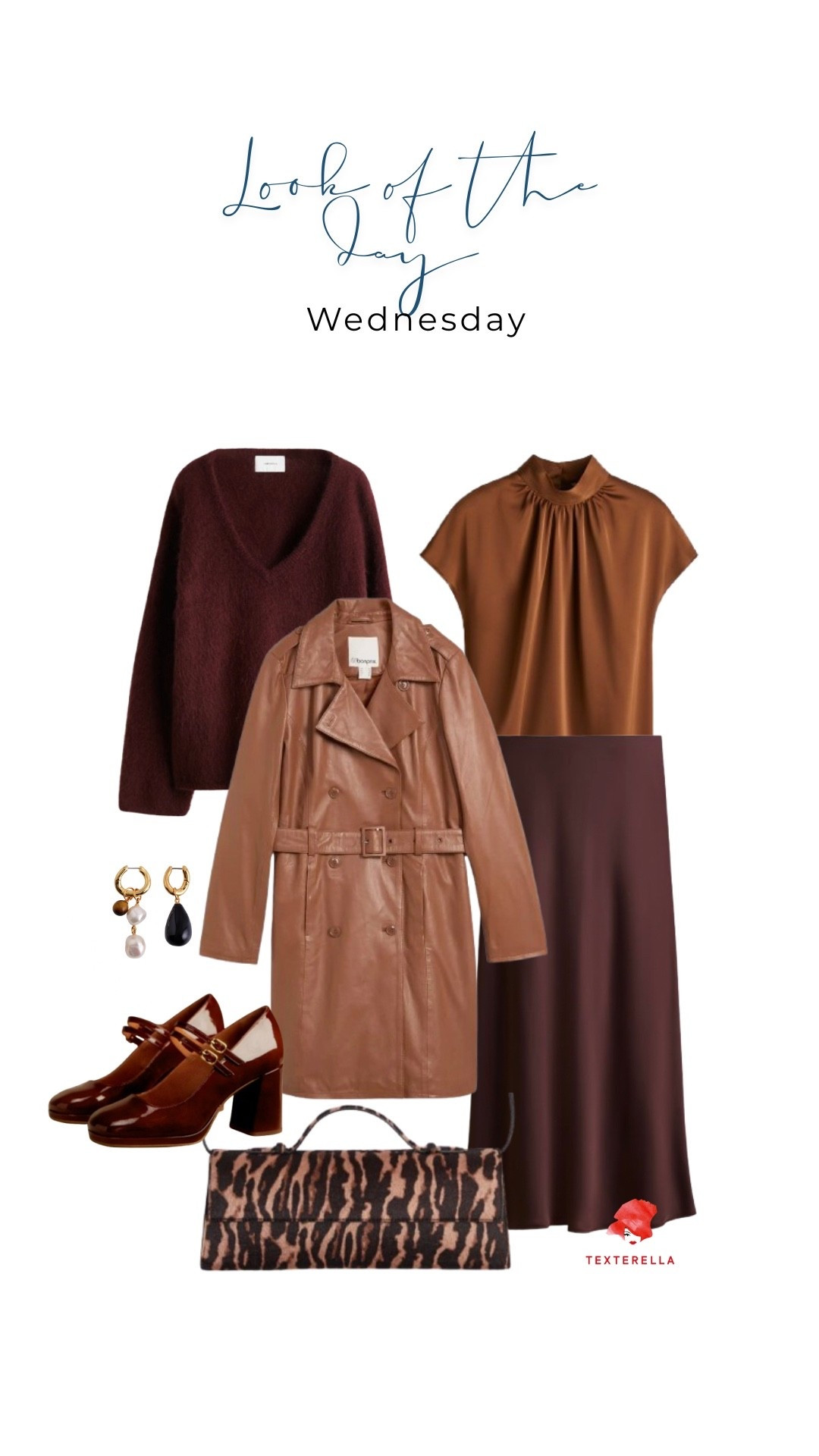 ich hätte nie gedacht, dass braun und burgund so schön sein können! 