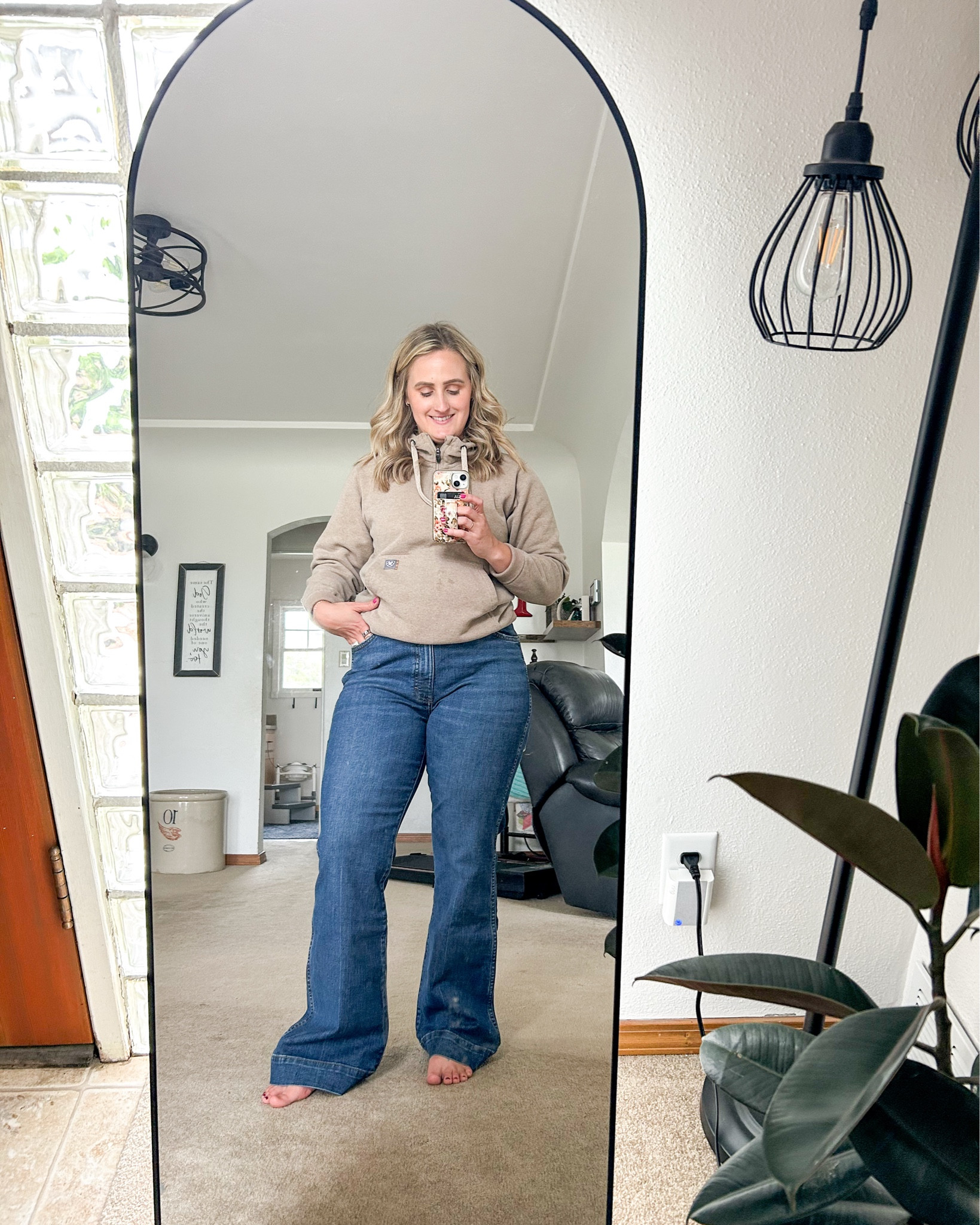 TTS Affordable + comfortable high waist wranglers to wear with your birks, boots or vans! 

#LTKWorkwear #LTKFindsUnder50 #LTKMidsize