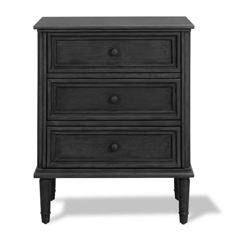 Orsi 28.9'' Tall Solid Wood 3 - Drawer Accent Chest | Wayfair North America