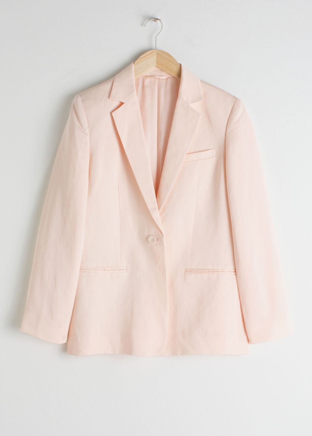 Seashell Button Oversized Blazer - Orange | & Other Stories (EU + UK)