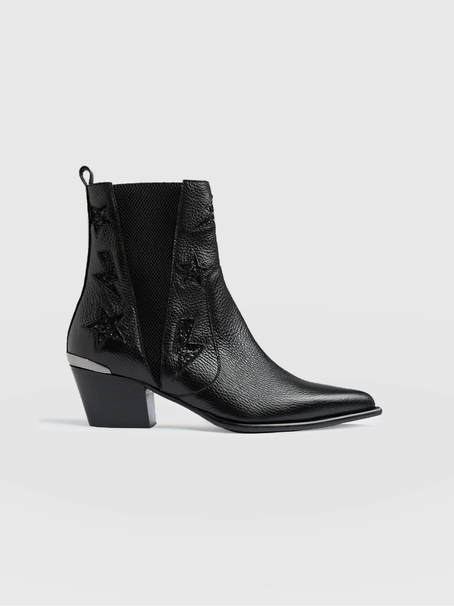 Billie Rock Boot - Black | Saint + Sofia