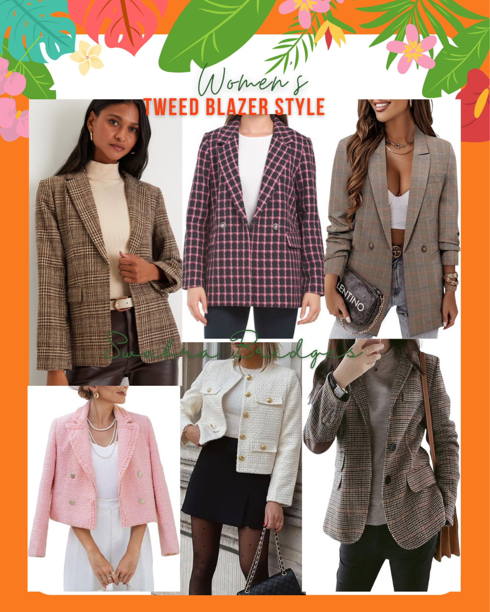 ✨Tweed blazers
Double breasted tweed blazer 
Blazer style 
Fall outfit 

#LTKstyletip #LTKHolidaySale #LTKworkwear
