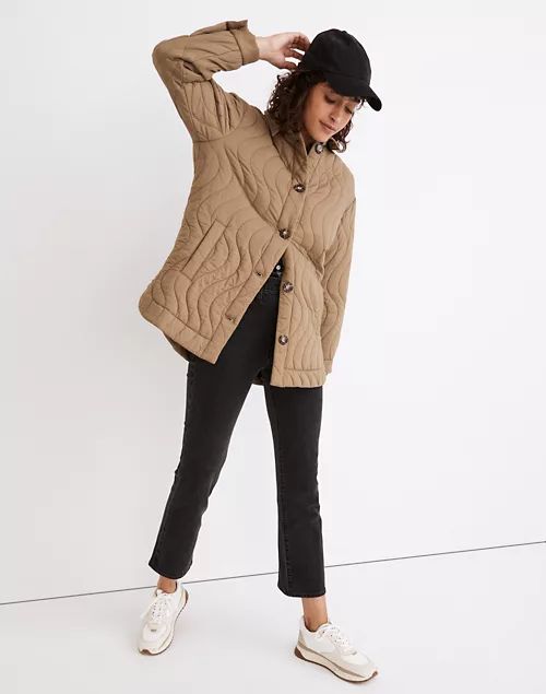 Quilted Belrose Shirt-Jacket | Madewell