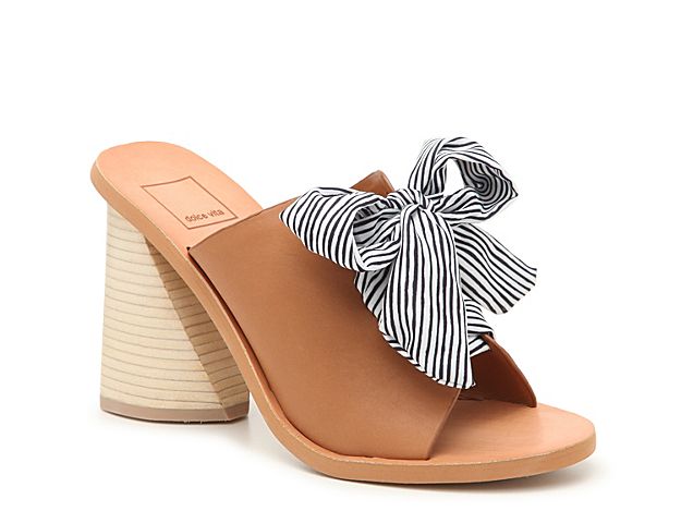 Dolce Vita Amber Sandal - Women's - Cognac/White Stripes | DSW