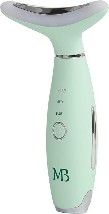 Mario Badescu Triple Light Thermal Face and Neck Massager, Red, Blue & Green LED Light Therapy Fa... | Amazon (US)