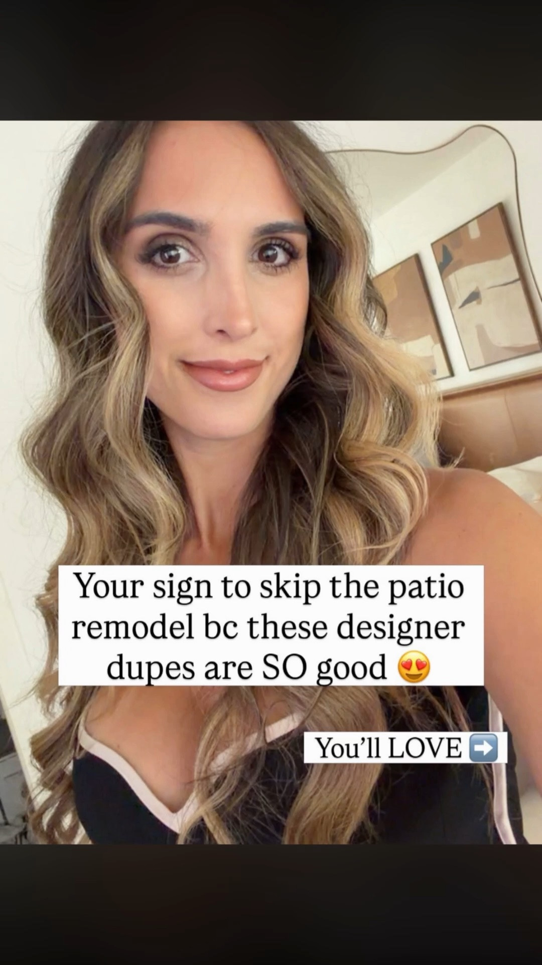 Your sign to skip the patio remodel bc these designer dupes are so good!!