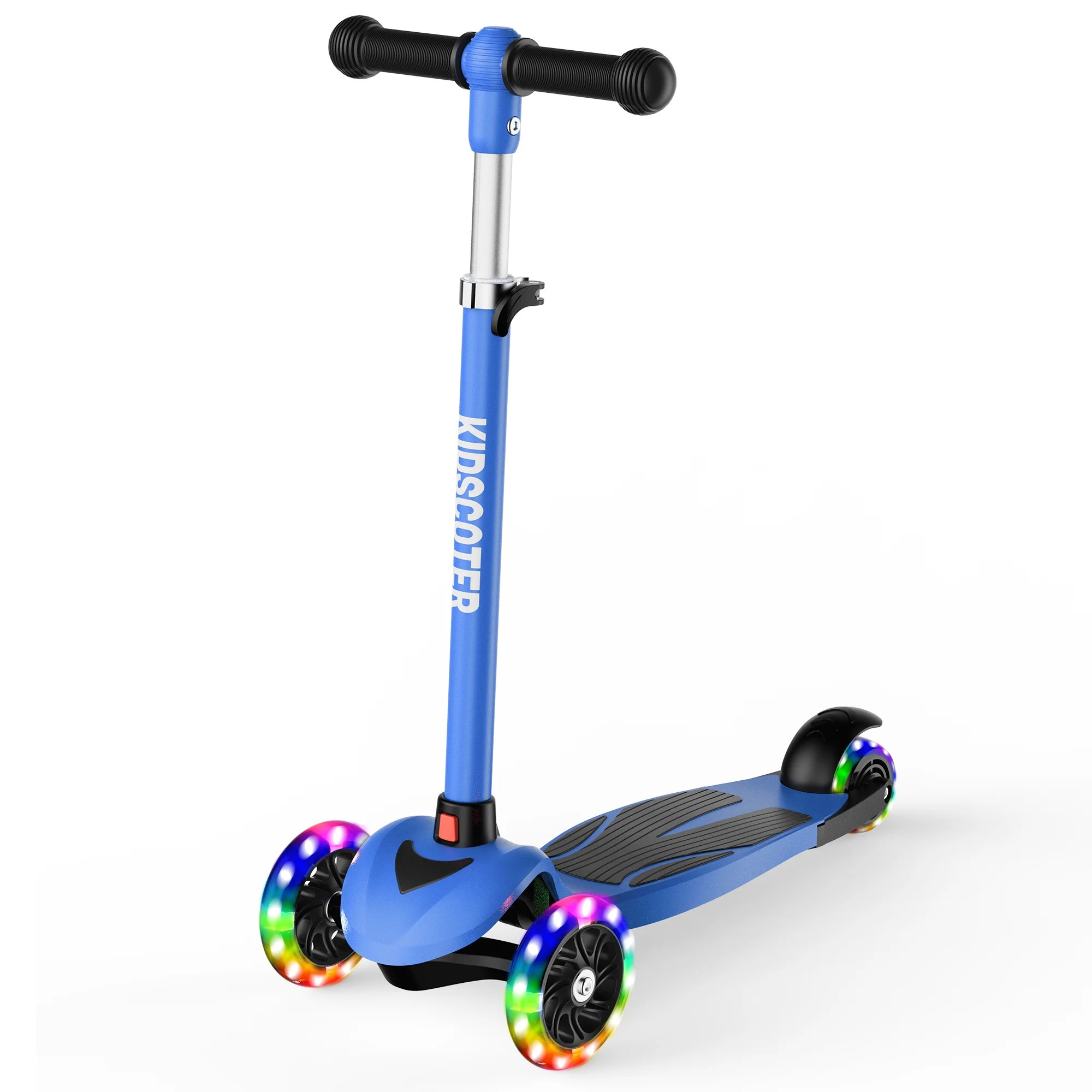 2-in-1 Kids Scooter for Ages 3-12, 3 Wheel Lean to Steer Scooter with LED Light-Up Wheels, Adjust... | Walmart (US)