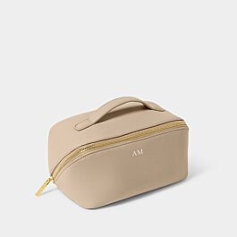 Medium Makeup and Wash Bag in Light Taupe | Katie Loxton Ltd. (UK)