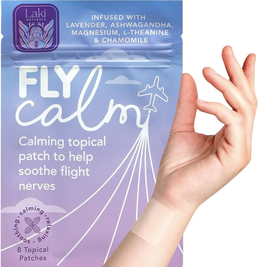 Laki Naturals Fly Calm Patch (Pack of 8) - Relax Nerves, Support Stress, Ease Your Mind for Happy... | Amazon (US)