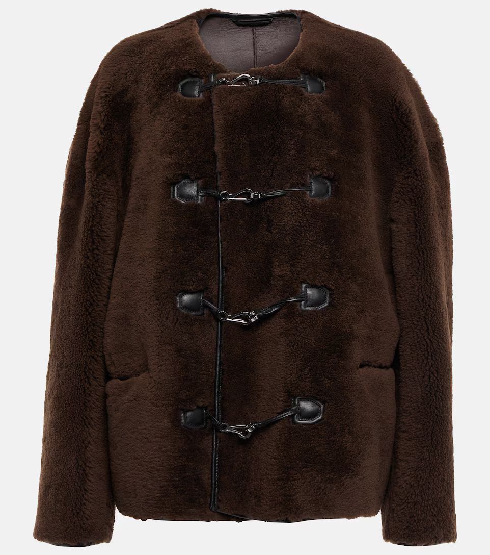 Teddy embellished shearling jacket | Mytheresa (US/CA)