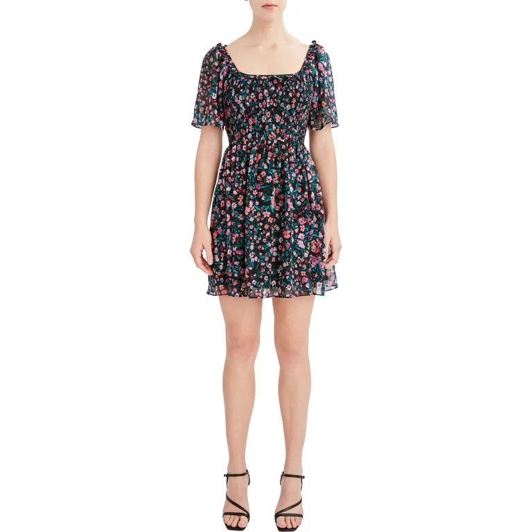 BCBG Paris Women's Smocked Bodice Dress | Walmart (US)