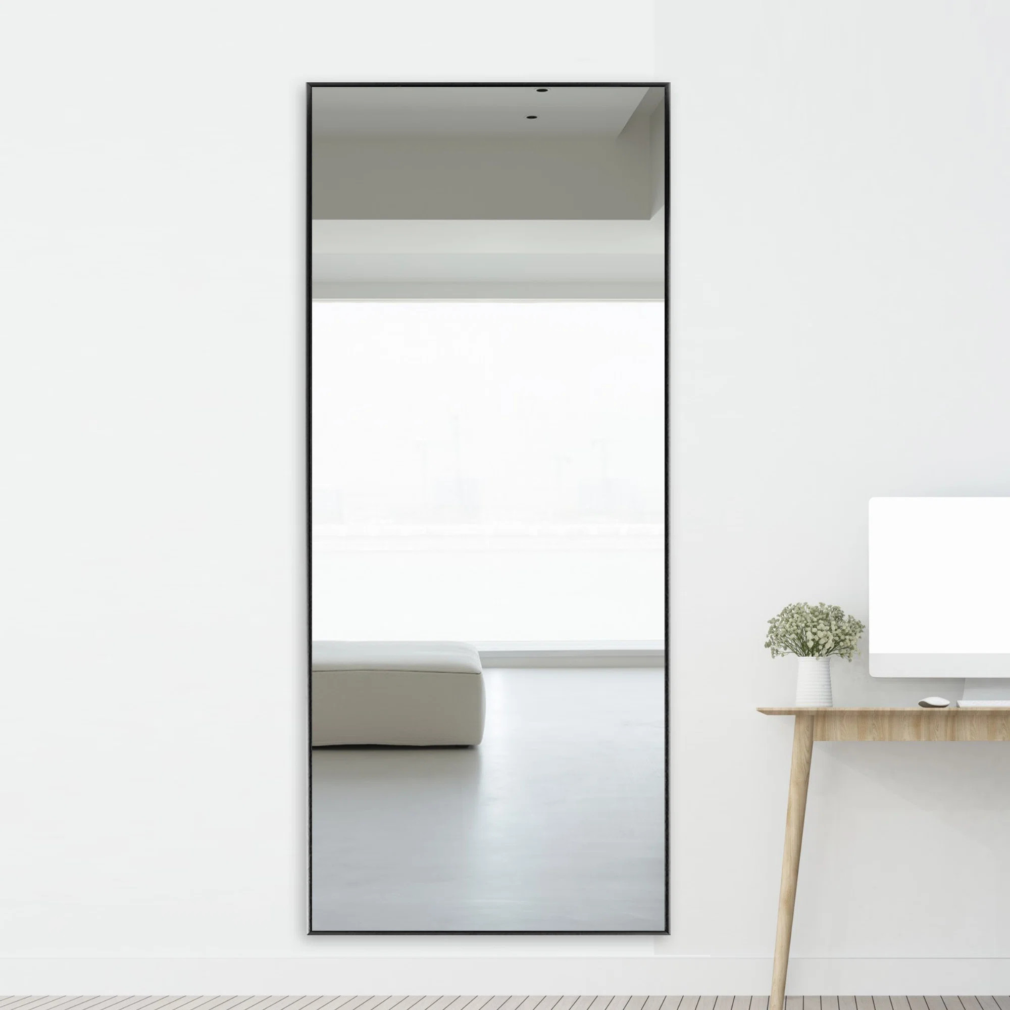 Kinkaid Metal Framed Full Length Hanging Mirror | Wayfair North America