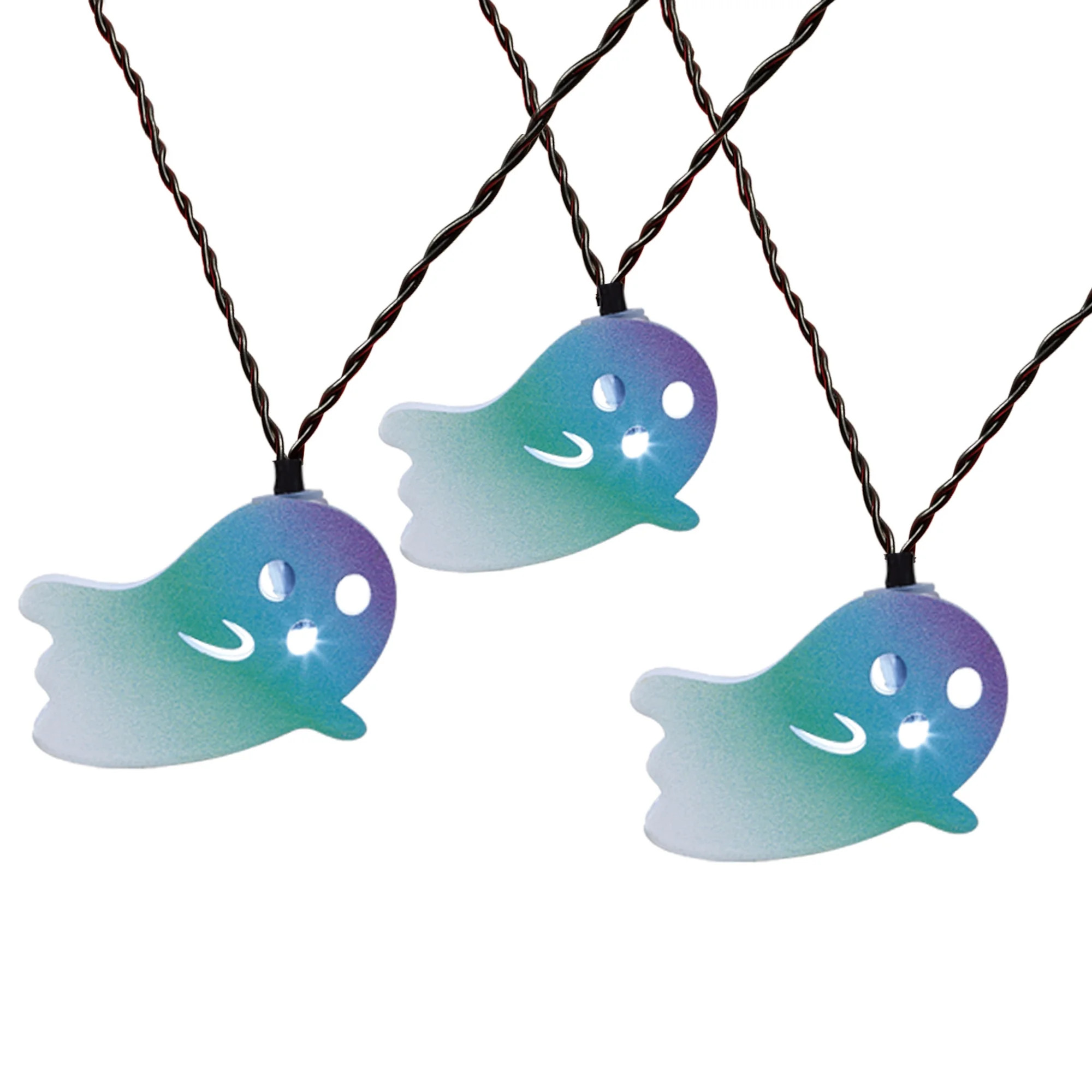 Metal Ghost Lights, 10CT, Cool White LED, 4.5ft, Battery Operated, Halloween Indoor, by Way To Ce... | Walmart (US)