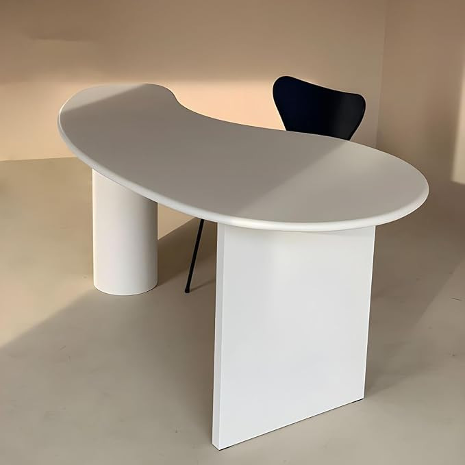 RUNNUP Industrial Office Desk Solid Wood Free Form Fixed Writing Table Simple Boss Table Computer... | Amazon (US)