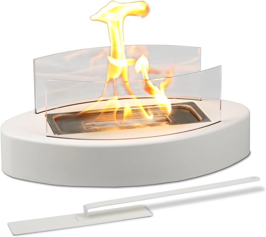 Tabletop Fire Pit, Table Top Firepit for Indoor Home Decor, Easter Decoration Living Dining Room ... | Amazon (US)