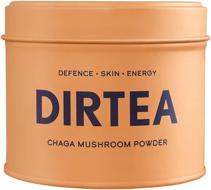 Dirtea Chaga Mushroom Powder, for Defence, Skin & Energy, 1 Tin of Mushroom Powder, 60g, Containi... | Amazon (UK)