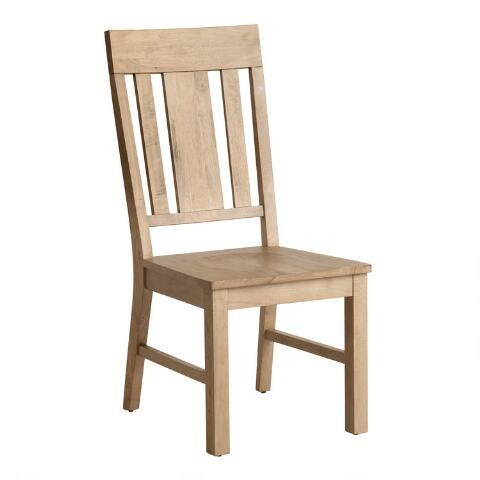 Wood Farmhouse Leona Dining Chairs Set Of 2 | World Market