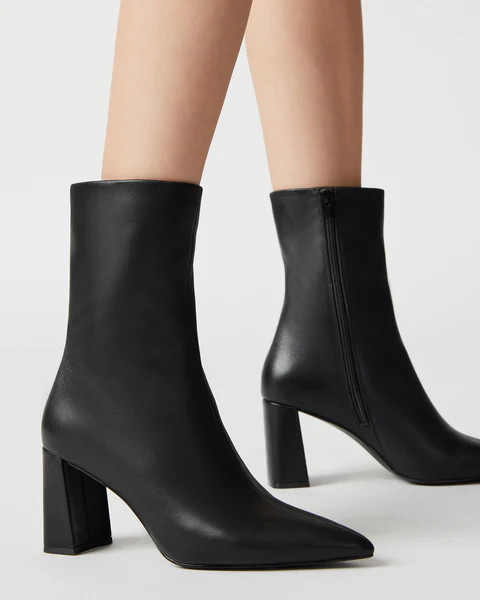 NICOLETTE BLACK LEATHER | Steve Madden (US)