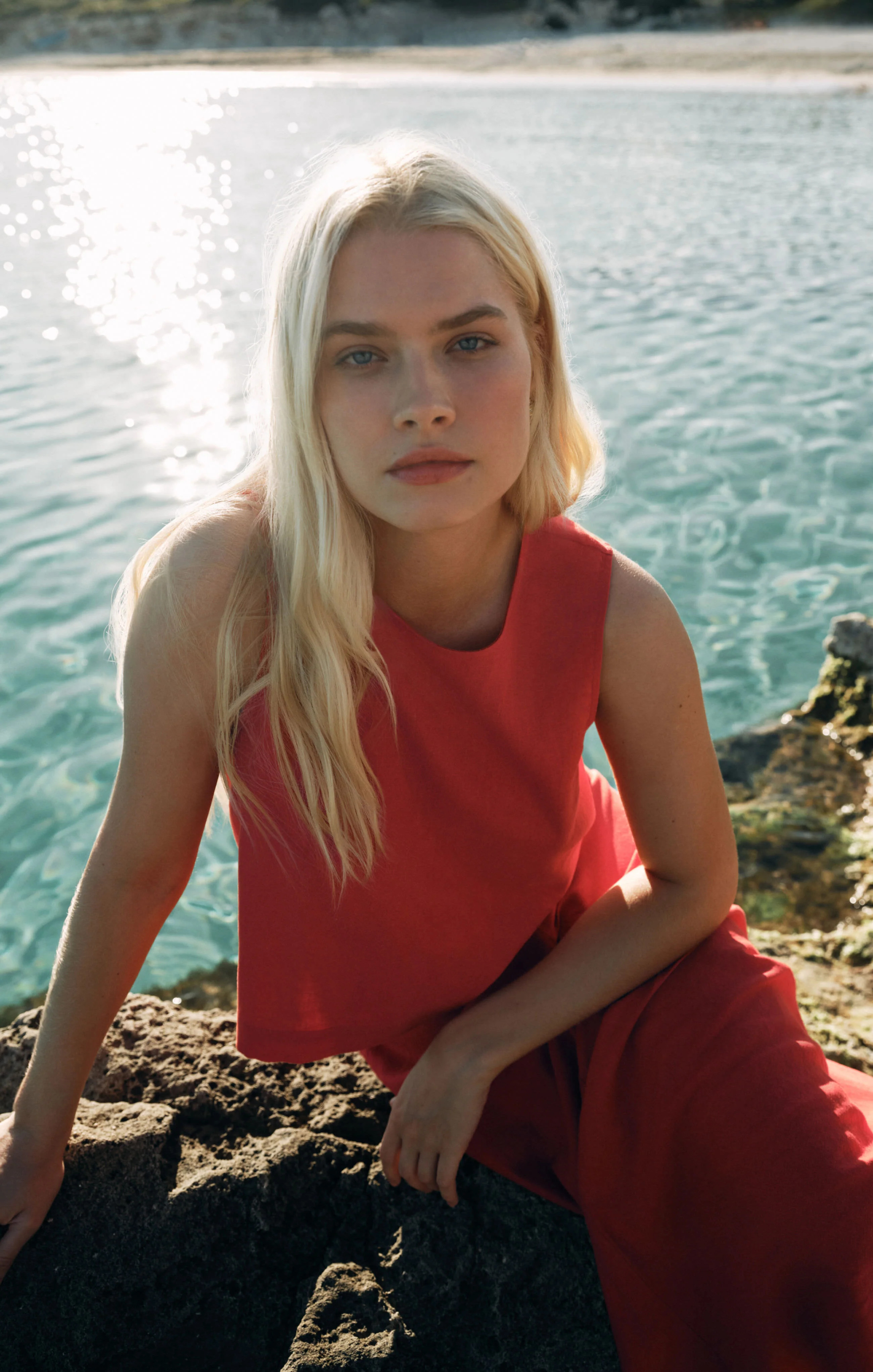 Sloane Linen Cropped Tank | Z Supply