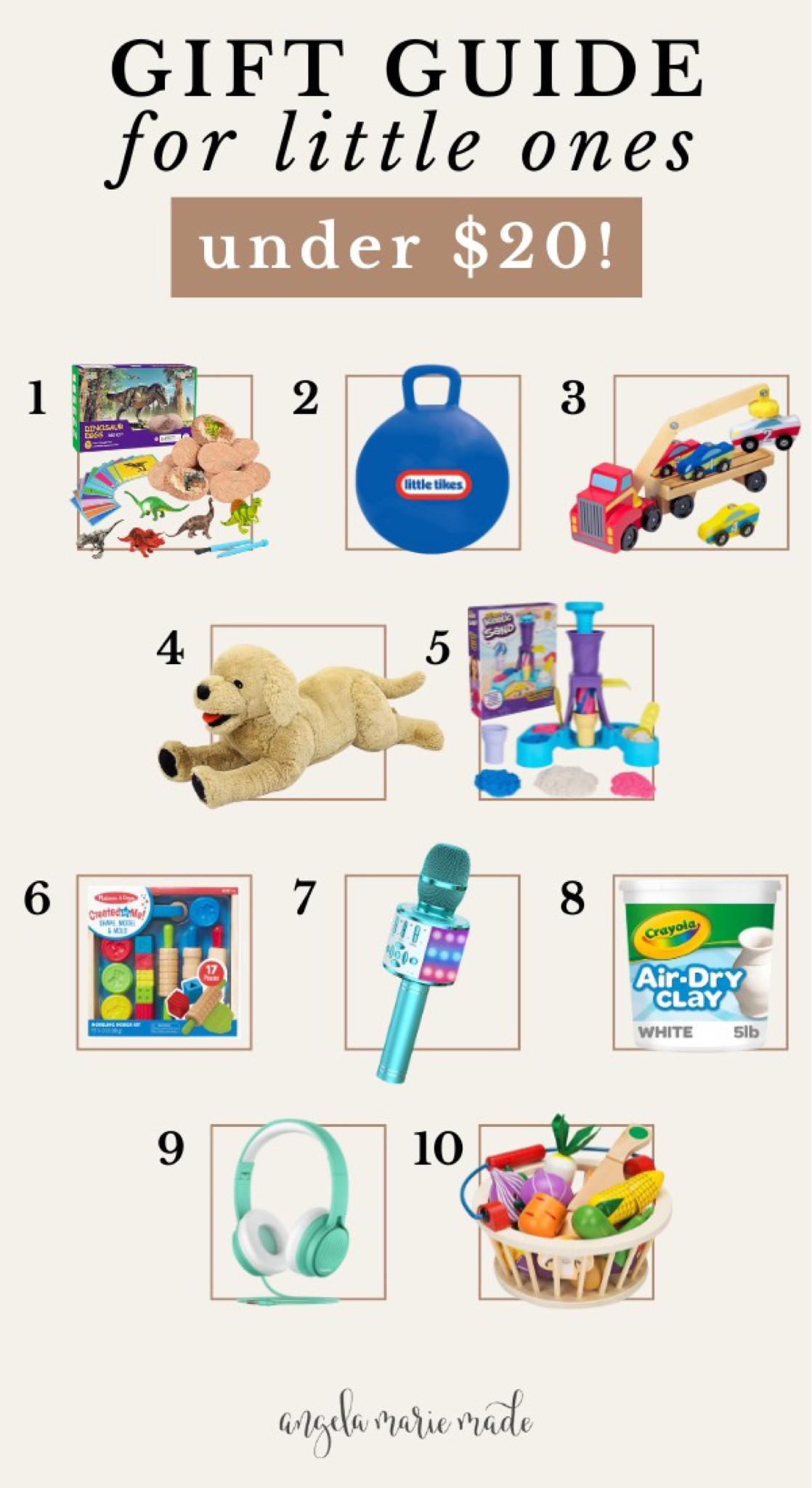 Amazon gift guide for kids under $20! Stocking stuffers for kids, gifts for kids, gift guide for kids

#LTKHoliday #LTKGiftGuide #LTKKids