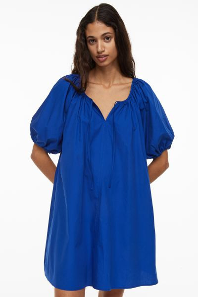 Voluminous Balloon-sleeved Dress | H&M (US + CA)