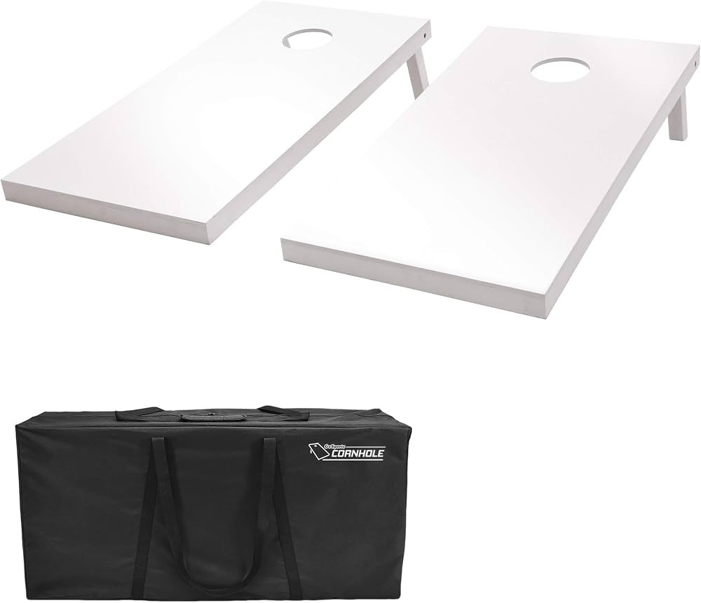 GoSports 4 ft x 2 ft Regulation Size Wooden Cornhole Boards Set - Includes Carrying Case and Over... | Amazon (US)