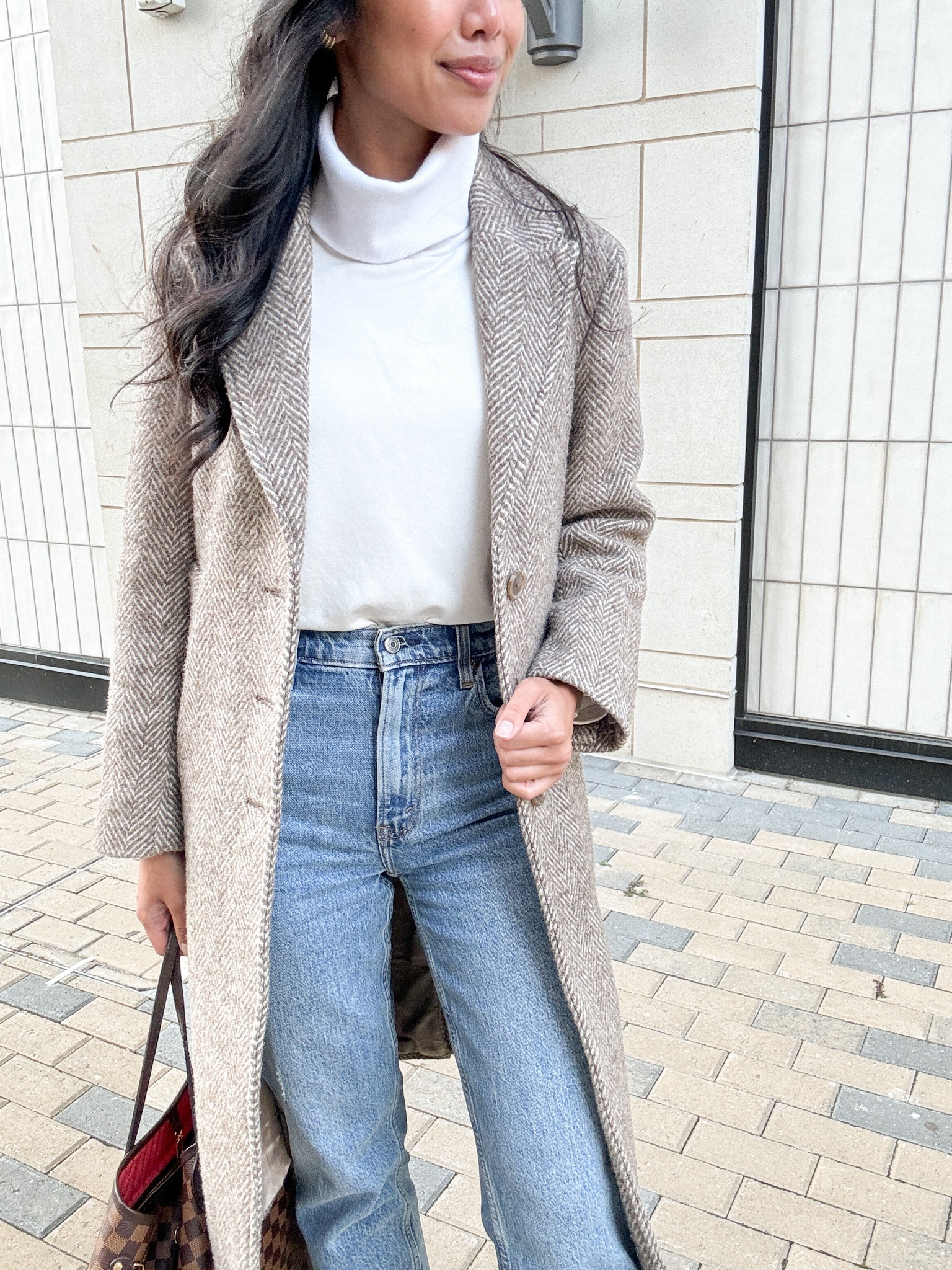 Wearing XS in sweater, XSP coat #LTKCyberWeek

#LTKSeasonal #LTKSaleAlert