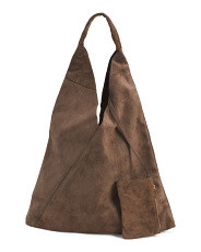 Made In Italy Suede Hobo With Pouch | Handbags | Marshalls | Marshalls