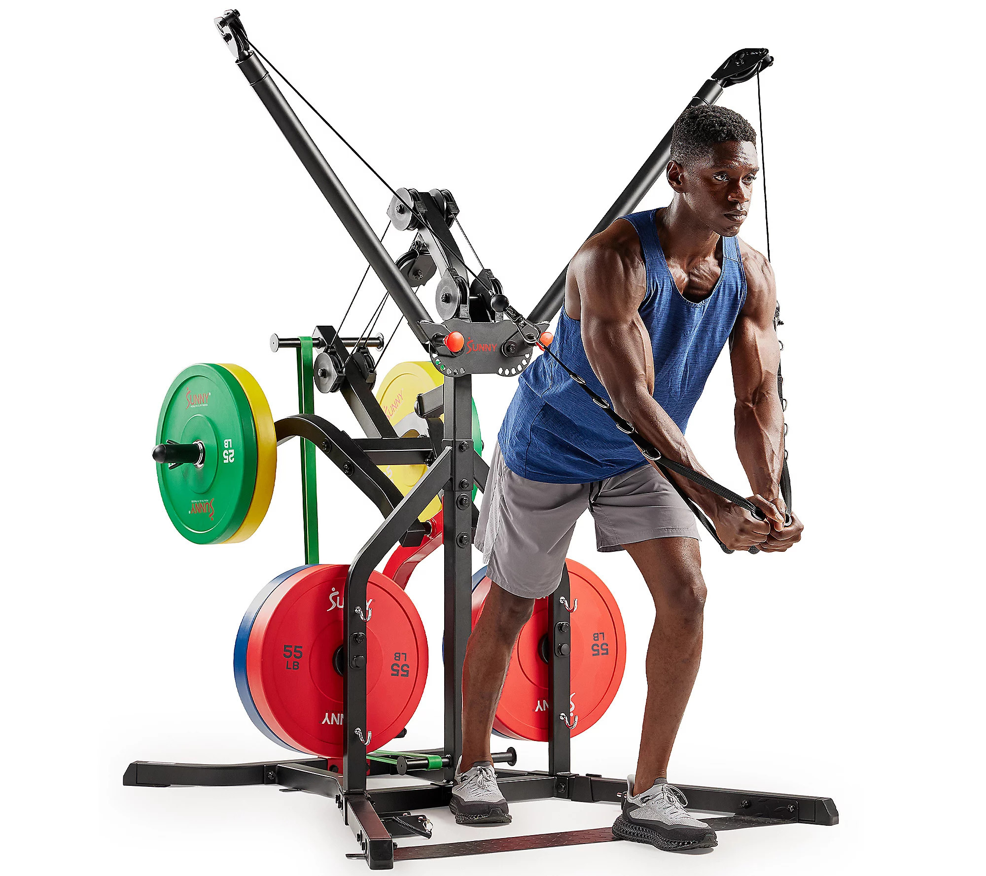 Sunny Multifunctional Strength Training Home Gy m | QVC