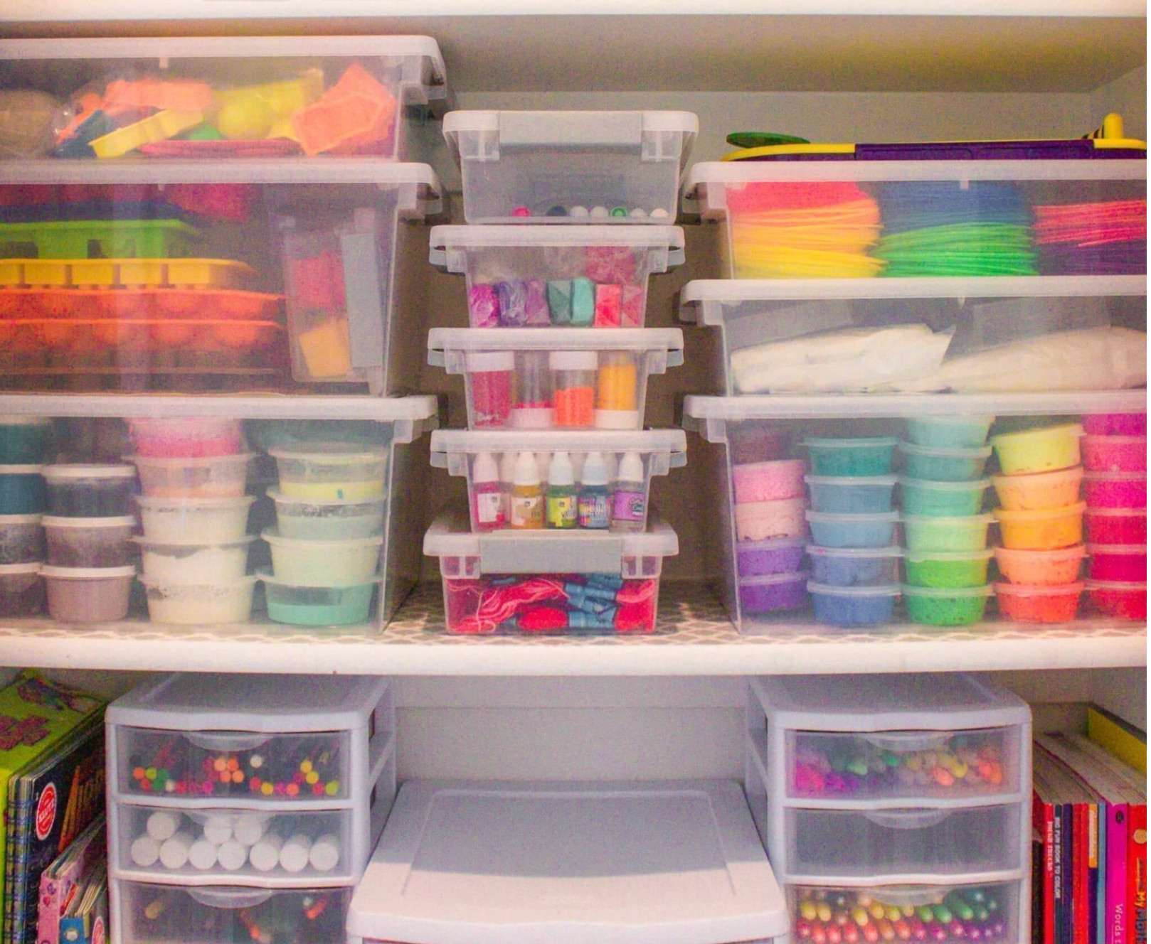 Organizing kids' art and craft supplies!  These are really practical solutions that can work with a huge variety of products and spaces.  

#kidscrafts #craftstorage #kidscraftstorage #kidsartsupplies #kidsartroom #craftroom 

 #LTKHome #LTKKids #LTKFamily